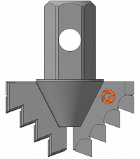 Долото шнековое лопастное Д2ЛК-151.76.Ш55 фото