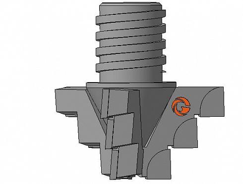 Долото шнековое лопастное Д3ЛП-76.36.Сп.19 фото