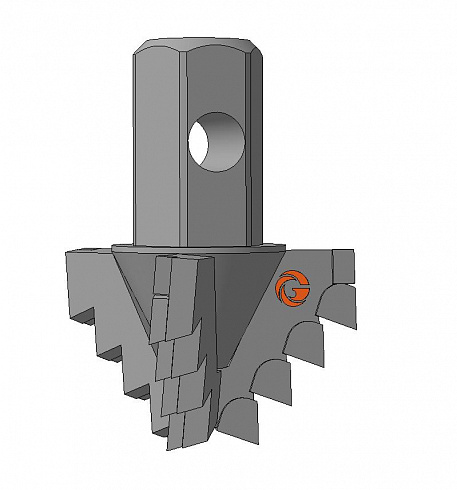 Долото шнековое лопастное Д3ЛК-135.60.Ш41 фото