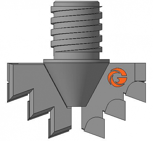 Долото шнековое лопастное Д2ЛК-95.42.Сп.28 фото