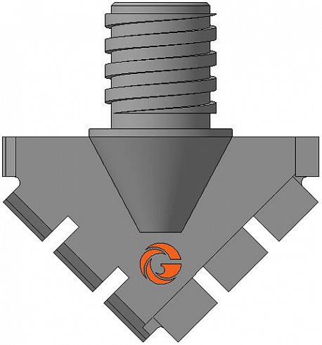 Долото шнековое лопастное ДП-76.36.Сп.19 фото