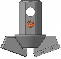 Долото шнековое лопастное ДЛЛ-85.42.Ш27 фото