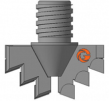 Долото шнековое лопастное Д2ЛК-95.42.Сп.28 фото